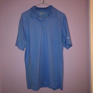 Baby Blue Nike Golf Polo